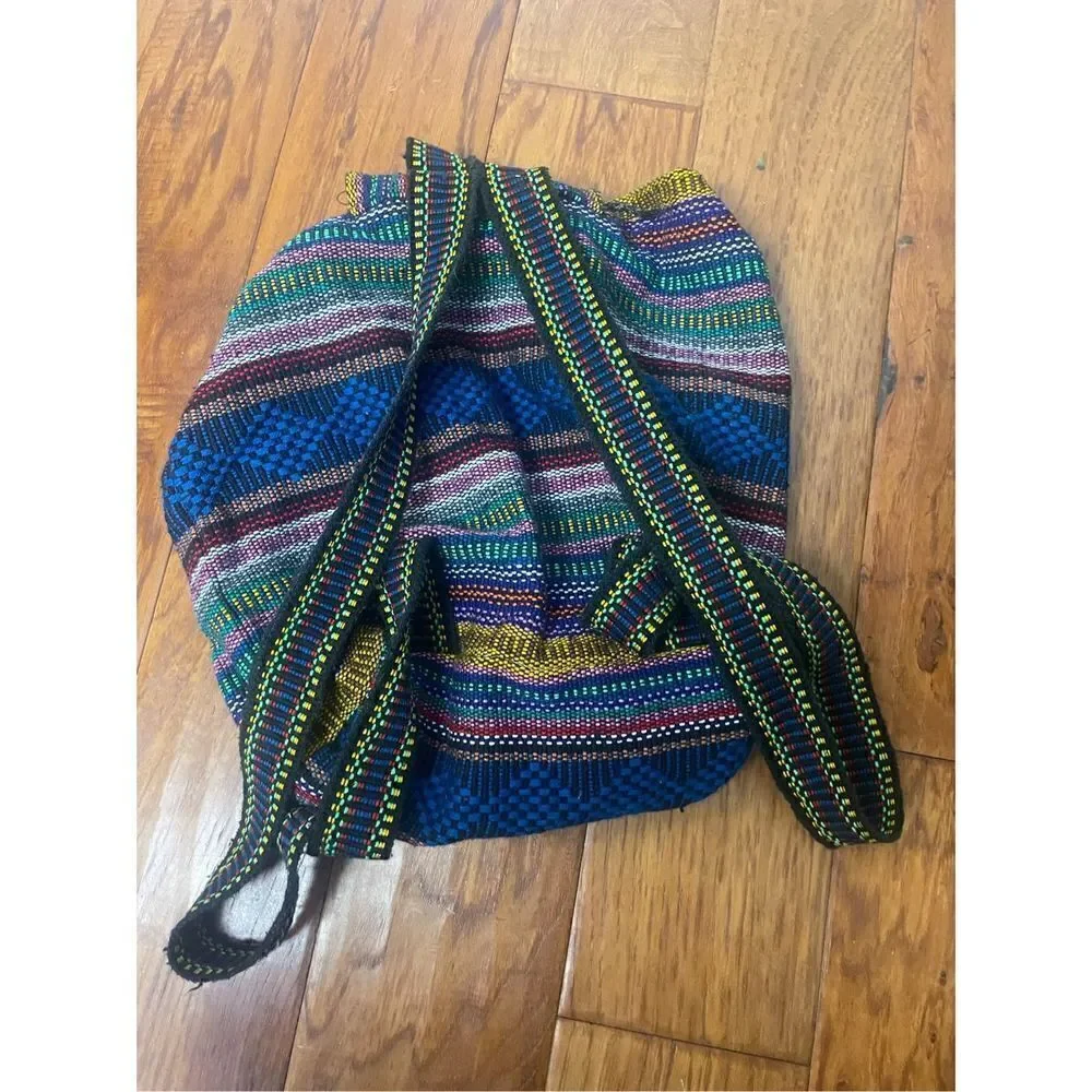 Cabo San Lucas Mexico Artesian Woven Mini Travel Backpack